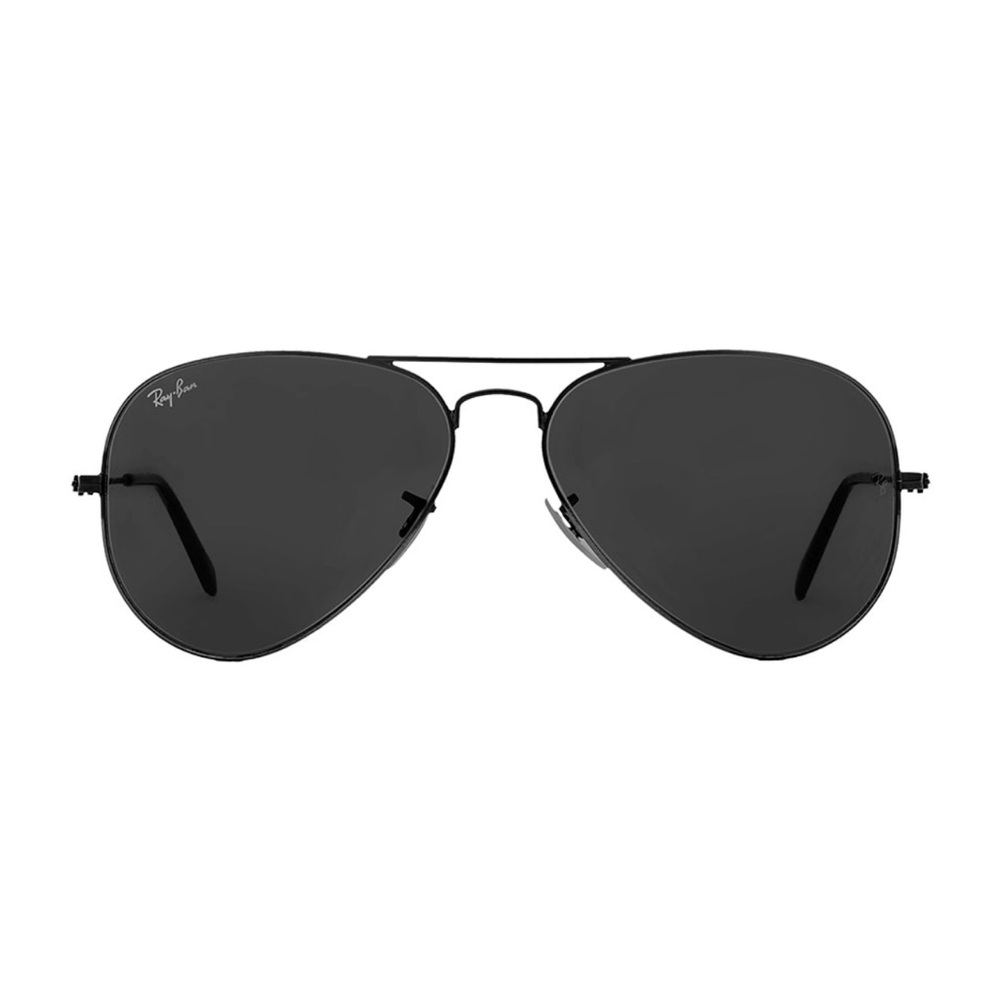 Ray Ban Total Black Aviator Sunglasses